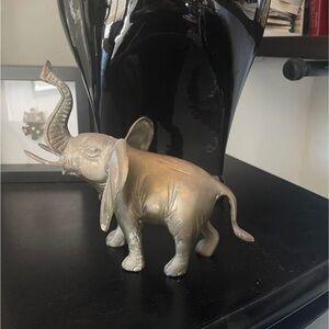 Elegant Gold Elephant Figurine